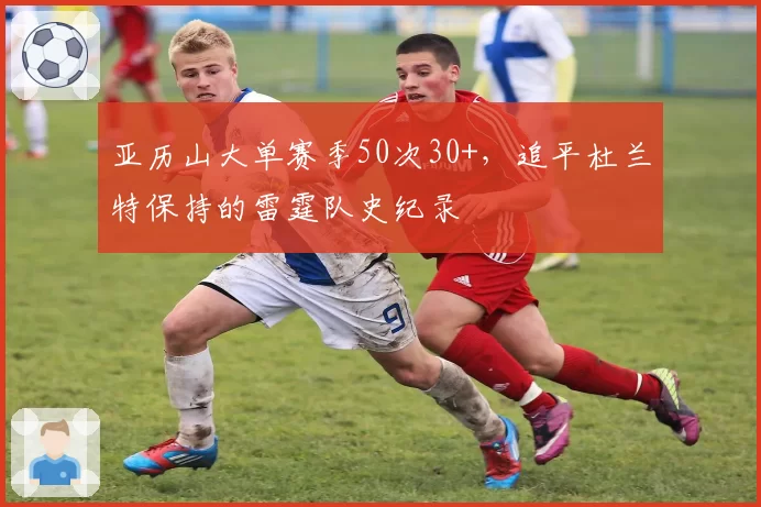 亚历山大单赛季50次30+,追平杜兰特保持的雷霆队史纪录